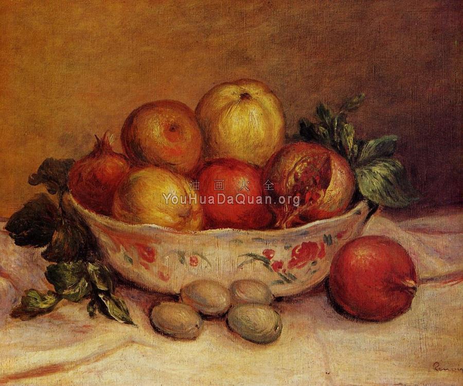 Still Life with Pomegranates - 皮埃尔·奥古斯特·雷诺阿